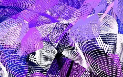 Light Purple vector texture with abstract forms. Stock Illustration