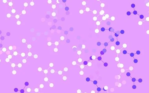 Light Purple vector texture with artificial intelligence concept. Stock Illustration