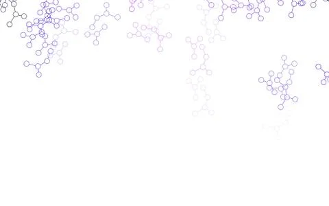 Light Purple vector texture with artificial intelligence concept. Stock Illustration