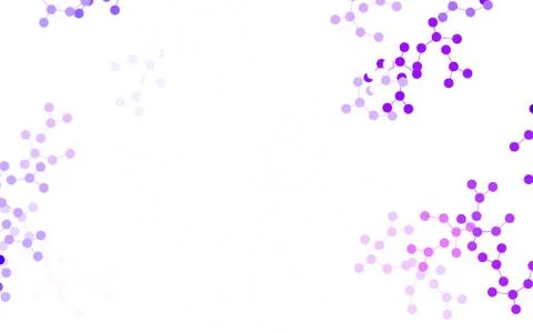 Light Purple vector texture with artificial intelligence concept. Stock Illustration