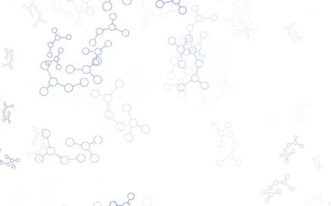 Light Purple vector texture with artificial intelligence concept. Illustrazione stock