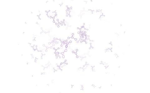 Light Purple vector texture with artificial intelligence concept. Stock Illustration