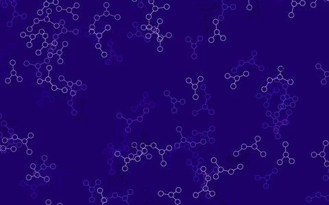Light Purple vector texture with artificial intelligence concept. Illustrazione stock
