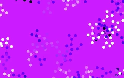 Light Purple vector texture with artificial intelligence concept. Stock Illustration