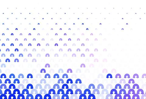 Light Purple vector texture with rainbows, clouds. 스톡 일러스트