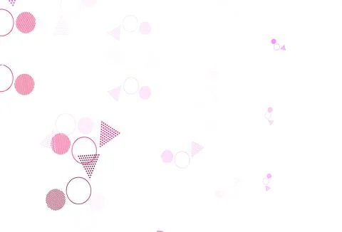 Light Purple vector texture with triangular style with circles. 스톡 일러스트