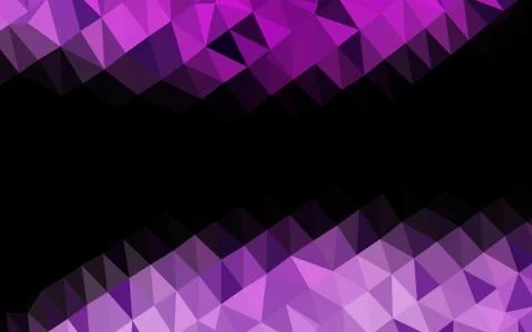 Light Purple vector triangle mosaic template. Illustrazione stock