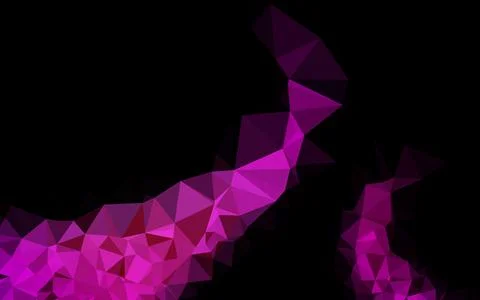 Light Purple vector triangle mosaic texture. Illustrazione stock