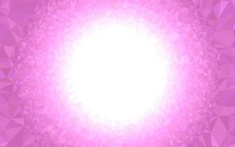 Light Purple, White circle  triangular low poly, Mosaic pattern Background, V Stock Photos