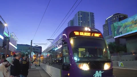 Light Rail Stock Footage 278962142