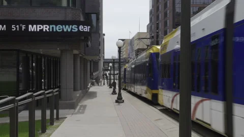 Light Rail Train Video stock 146752215