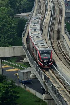 Light Rail Transit 02 Foto stock