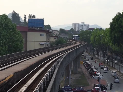 Light rail transit 스톡 동영상 126475716