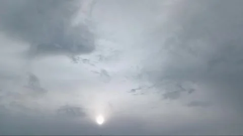 Light rain along with dark clouds Stock Footage 305096603