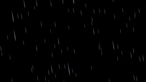 Light rain overlay – ending animation. Stock Footage 79355380