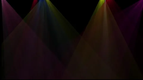 Light with rainbow rays from above Vidéo 313007793