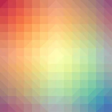 Light rainbow triangle gradient background Stock Illustration