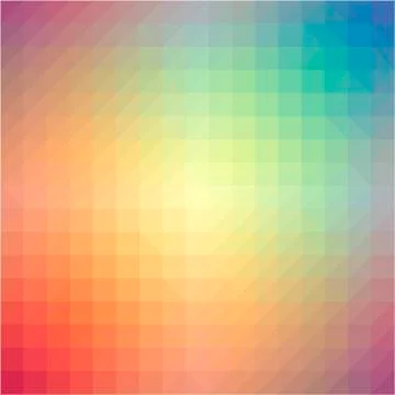 Light rainbow triangle gradient background Illustrazione stock