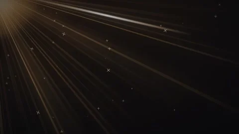 Light Rays And Particles Effect Loop Vídeo Stock 344530827
