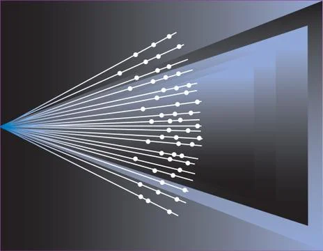 Light rays background Stock Illustration