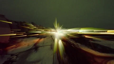 Light rays, city outskirts Video stock 167683599