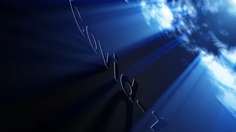 Light Rays (Converted) Stock Footage 127074207