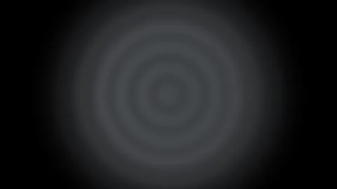 Light rays create a circular motion in dark space Stock Footage 338288174