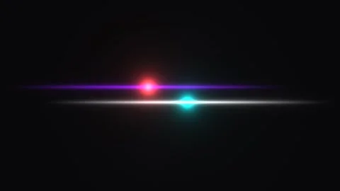 Light rays create a gradient in dark space with blue and 스톡 동영상 338329698