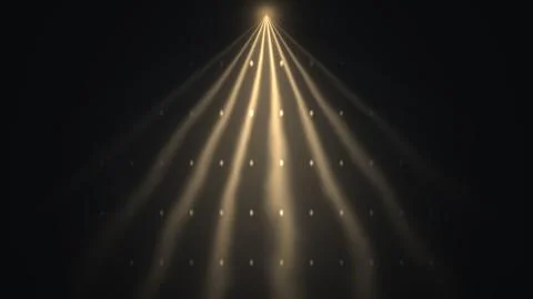 Light rays with dots on dark background 스톡 일러스트