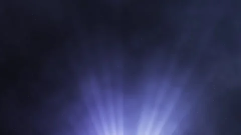 Light rays emerging from below in perfect loop, background for presentations Stock Footage 305598299