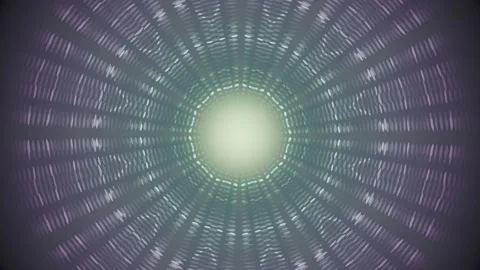 Light rays expand from a central point in a circular pattern Stock Footage 337385690