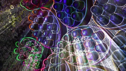 Light rays futuristic Video stock 282127125