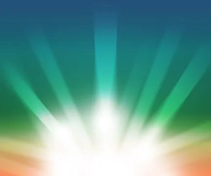 Light rays glowing backdrop Stock Illustration