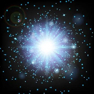 Light rays Stock Illustration