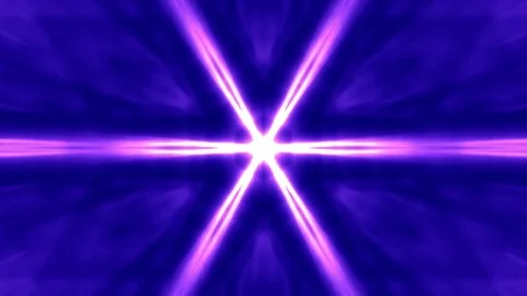Light Rays Mandala Kaleidoscope Burst Motion Background Loop 3 Stock Footage