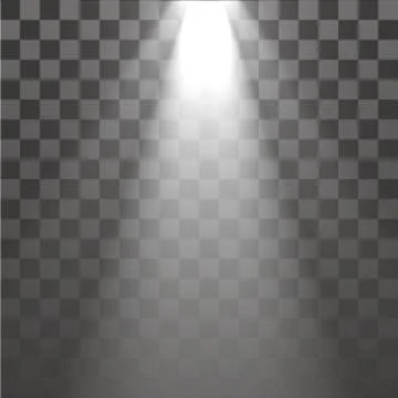 Light rays medium weight top to bottom transparent vector eps 10 Illustrazione stock