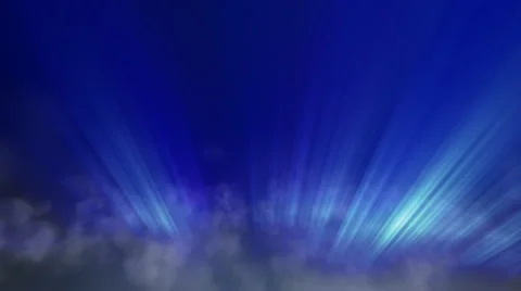 Light Rays moving forward with clouds HD Stockbeeldmateriaal 1094290