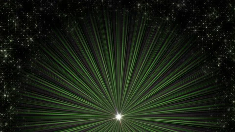 Light rays from a point. Tunnel of light. Circular abstract animation. For a Stock Footage 158903194