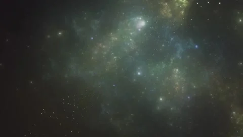 Light rays with tiny stars in space Stock Footage 256913207