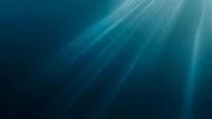 Light rays from underwater. 3D rendered ... | Stock Video | Pond5