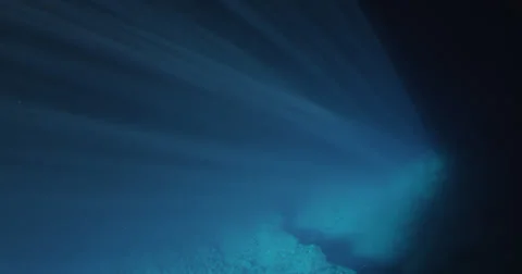 Light rays underwater Stock Footage 31286024