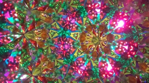 Light Into Real Kaleidoscope Stock Footage 167295591