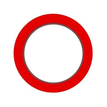 Light red abstract circle on white background Stock Illustration