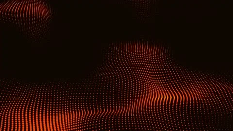 Light red color Abstract Animated Particles Background with Trapcode Form. .. Stockbeeldmateriaal 233874925