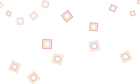 Light red, orange vector backdrop with rectangle. Modern abstract illustration Illustrazione stock