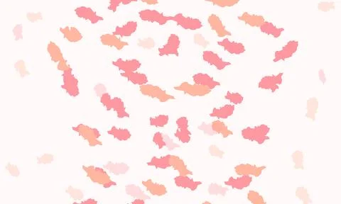 Light red, orange vector backdrop with rectangle. Stock Illustration