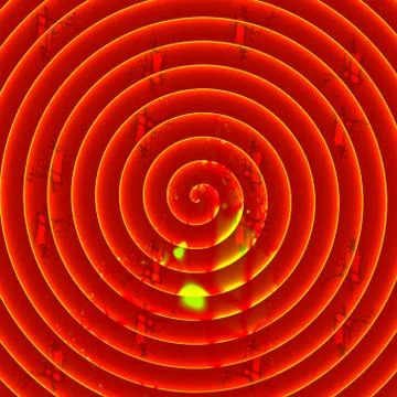 Light red spiral Stock Illustration