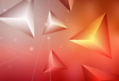 Light Red vector abstract mosaic pattern. Stock Illustration