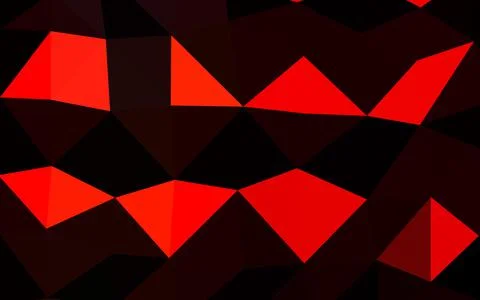 Light Red vector abstract mosaic pattern. Stock Illustration