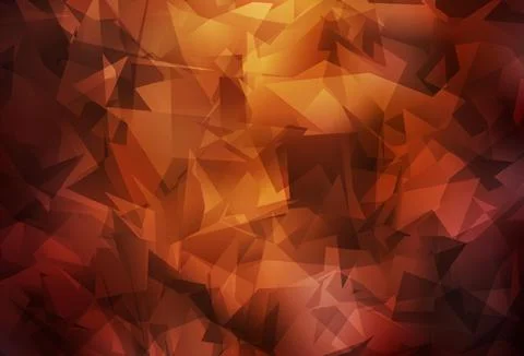 Light Red vector abstract mosaic pattern. Illustrazione stock